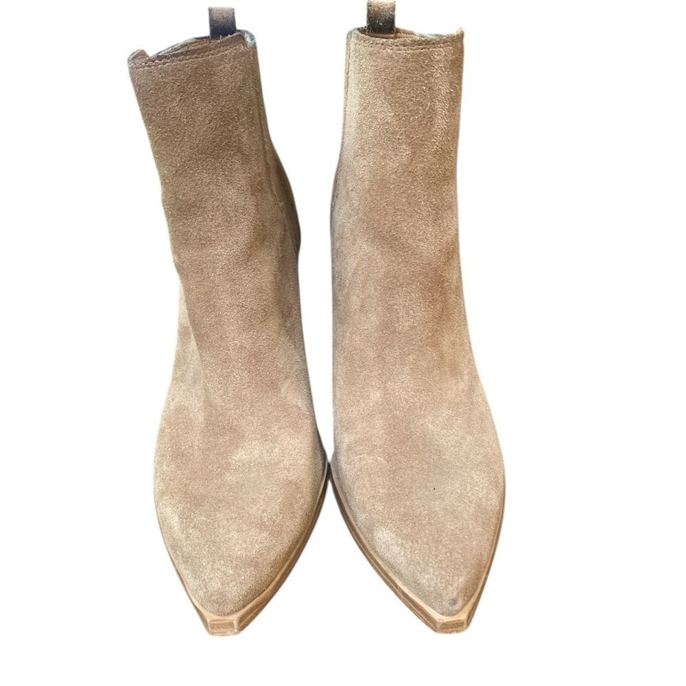 MARC FISHER LTD Womens Oshay Pointed-Toe Suede Ankle‎ Boots,Size 8 - Picture 2 of 8